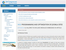 Tablet Screenshot of jotcomponents.net
